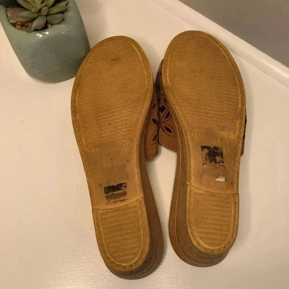 Spring Step Leather  Slip-On Perforated Sandal - Picture 8 of 10